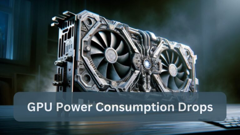 GPU Power Consumption Drops